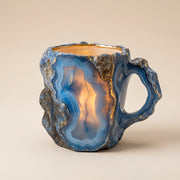 Tazze di cristallo minerale per caffè