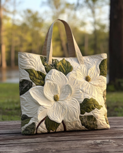 Borsa Artigianale Imbottita "Motivo Floreale"