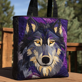 Borsa a Spalla Trapuntata Lupo