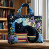 Borsa Trapuntata – Gatto Nero sui Libri