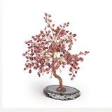Ascensione - Albero della vita in Tormalina con base in Agata
