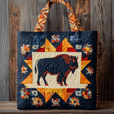 Borsa in Tessuto Trapuntata Bisonte delle Pianure Sacre