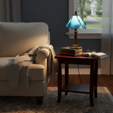 BLUERIS | LAMPADA CLASSICA CON PARALUME A FORMA DI PETALO