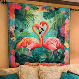 Flamingo Paradise - coperte artistiche NCU0TL914