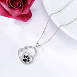 Collana con zampa di amore infinito - Connessi per sempre