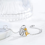 Bracciale regolabile di amicizia a tema canino