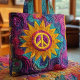 Borsa in Tessuto Trapuntata Girasole Terroso
