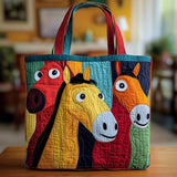 Borsa in Tessuto Trapuntata Zoccoli Felici