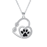 Collana con zampa di amore infinito - Connessi per sempre