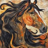 Abstract Horse Blanket