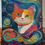Abstract Kitty Blanket