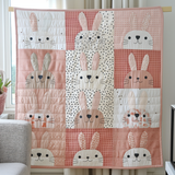 Adorable Bunny Patch Blanket