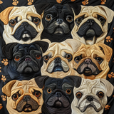 Adorable Pug Gallery Blanket