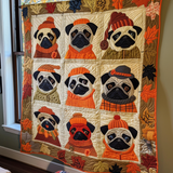 Adorable Pugs Blanket
