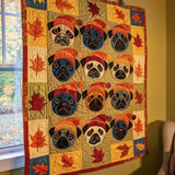 Adorable Pugs Blanket