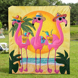 Adorable Flamingo Blanket