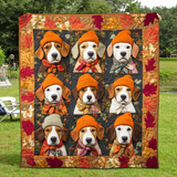 Affectionate Beagles Blanket