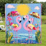 Affectionate Flamingo Blanket