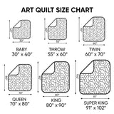 A Piece Of My Heart Lives In Heaven Art Quilt Hanging