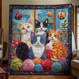 Coperta artistica a tema gatto NCU0PD594