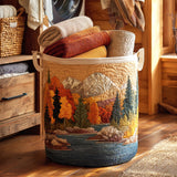 Autumn River Laundry Basket
