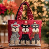 Borsa a Tracolla Trapuntata – Tre Schnauzer