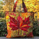 Borsa in Tessuto Ricamato – Acero al Tramonto