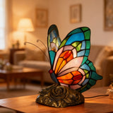BUTTERGLOW | Lampada in vetro fatta a mano con farfalla