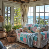 Beach Haven - copertura per divano trapuntata
