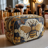 Bee Delight - borsa per trucco trapuntata