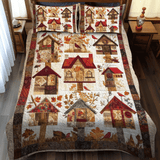 Bird House Thanksgiving 3-Piece Bedding Set