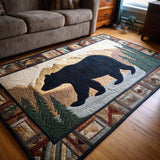 Tappeto Area Orso Nero