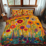 Bold Flowers 3-Piece Bedding Set