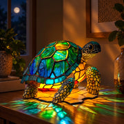Lampada in Vetro Colorato Tartaruga – Leone