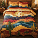Colorful Cactus 3-Piece Bedding Set
