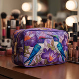 Borsa cosmetica patchwork con ali colorate