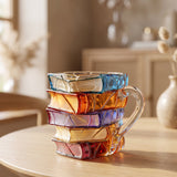 Tazza di Libro Aurora 3D Fatta a Mano