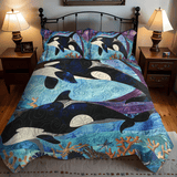 Coral Constellation 3-Piece Bedding Set