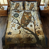 Delightful Owl 3-Piece Bedding Set