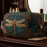 Dragonfly Serenity Quilted Makeup Bag