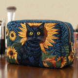 Dreamy Paws Quilted Makeup Bag