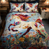 Elegant Horse Running 3-Piece Bedding Set