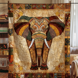 Abbraccio di Elefante - coperta trapuntata NCU0DV068