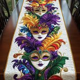 Camino de Mesa Acolchado - Máscaras de Carnaval