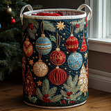 Festive Charm Laundry Basket