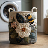 Flower Bee Laundry Basket