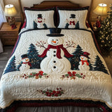 Juego de cama acolchado de 3 piezas - Amigos de las Nieves