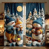Frosty Smile Night Tikatut Verhot NCU0TD1373