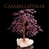 Calma – Albero della Vita in Ametista e Quarzo Chiaro