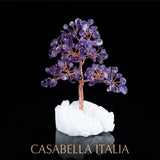 Calma – Albero della Vita in Ametista e Quarzo Chiaro